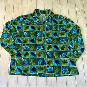 ❤️VNTG BONWORTH BUTTON FRONT PETITE BLOUSE